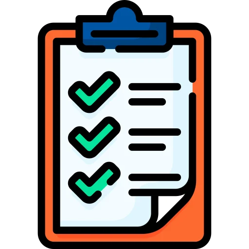 icono portapapeles con lista